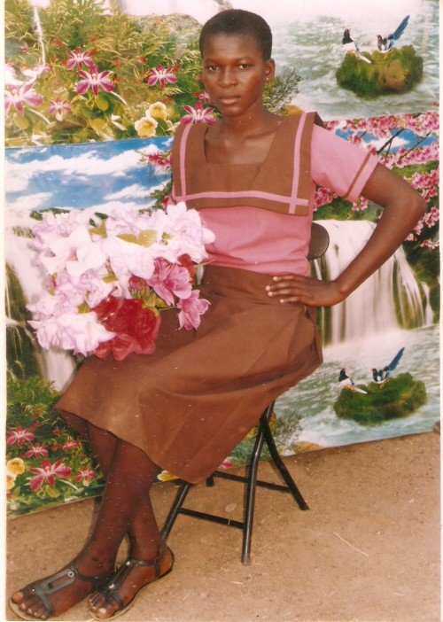 Patricia Abugrago in her Bawku Secondary School Uniform